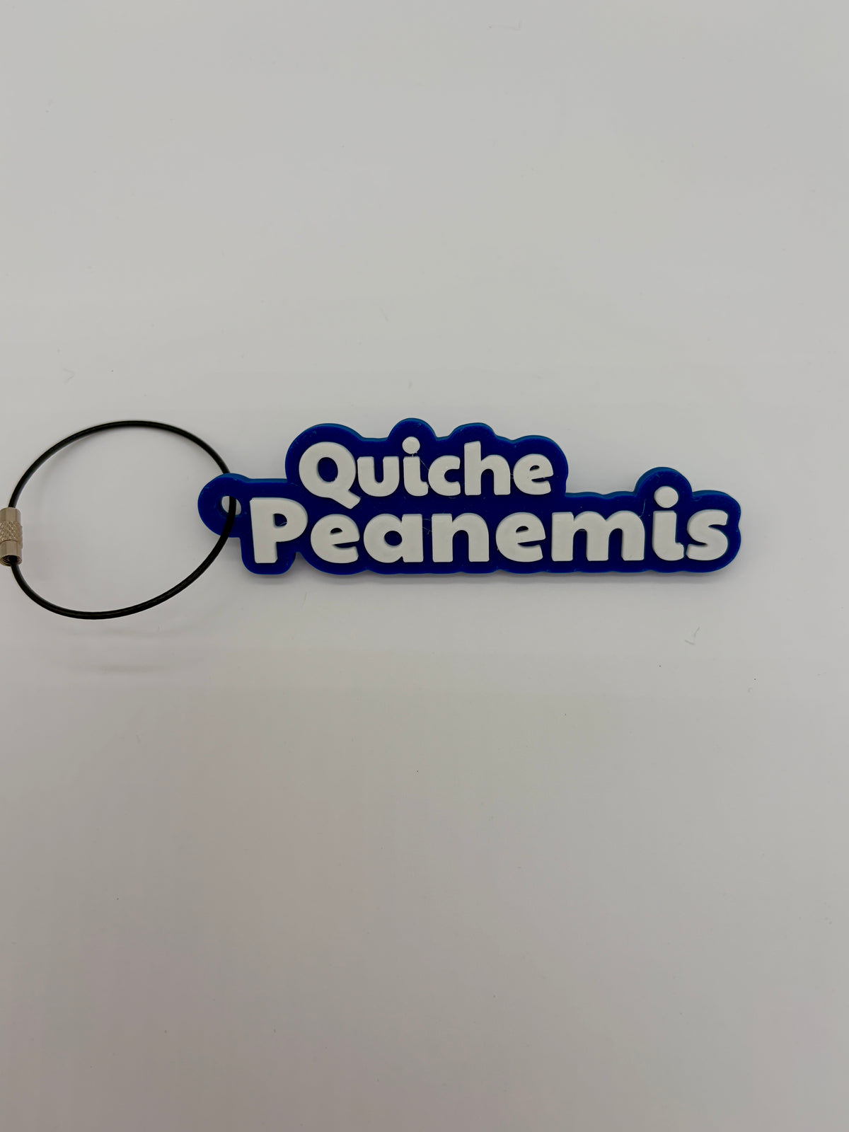 Quiche Peanemis Keychain