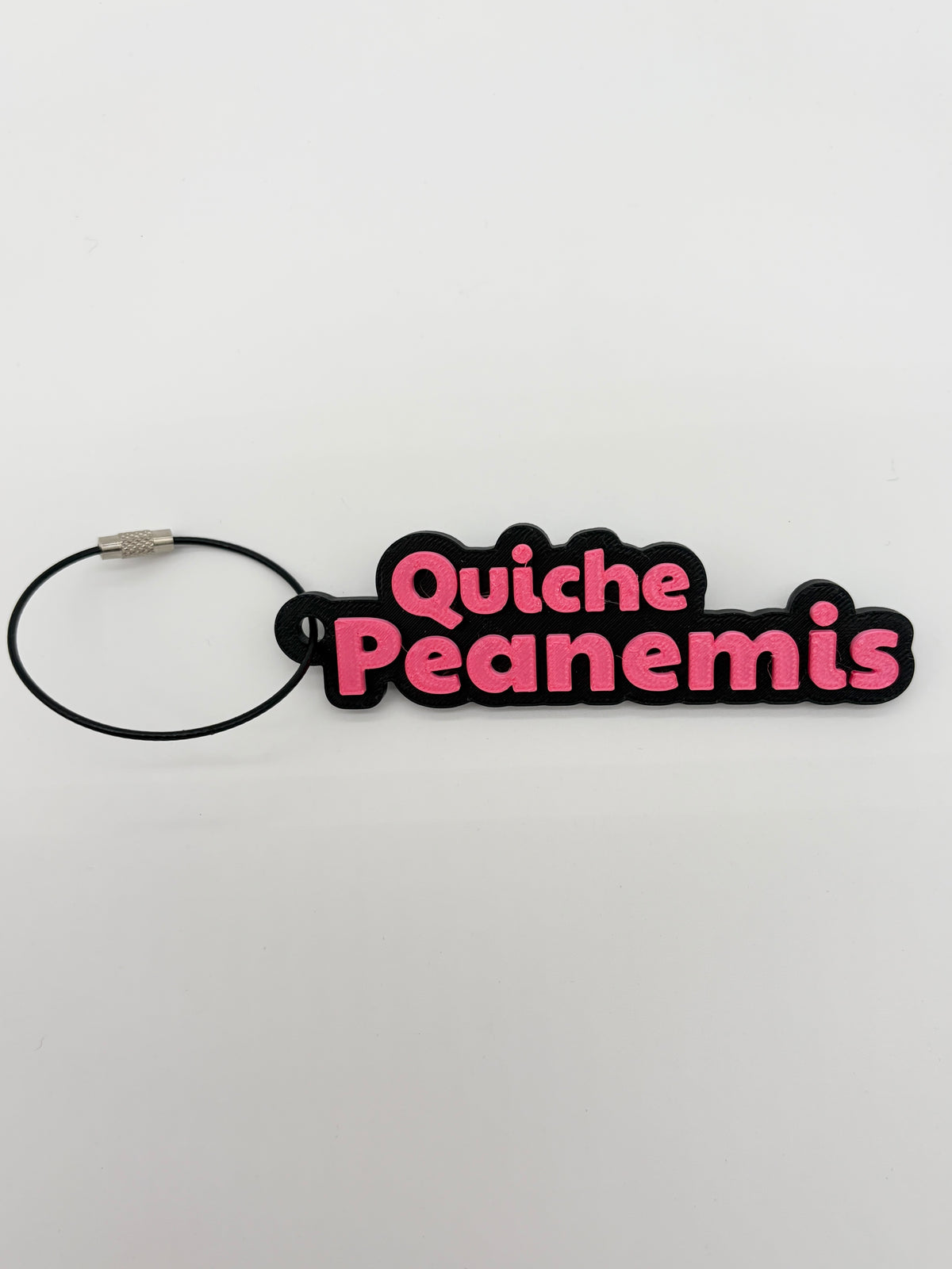 Quiche Peanemis Keychain