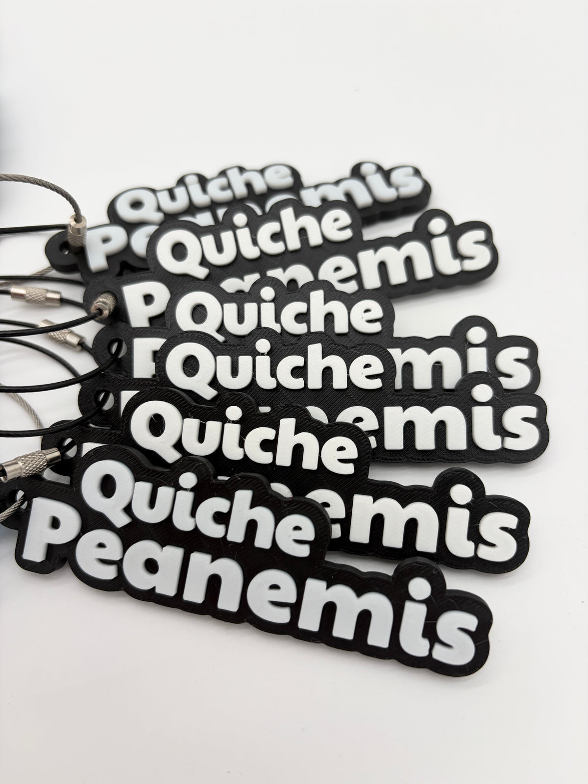Quiche Peanemis Keychain